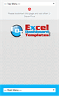 Mobile Screenshot of exceldashboardtemplates.com